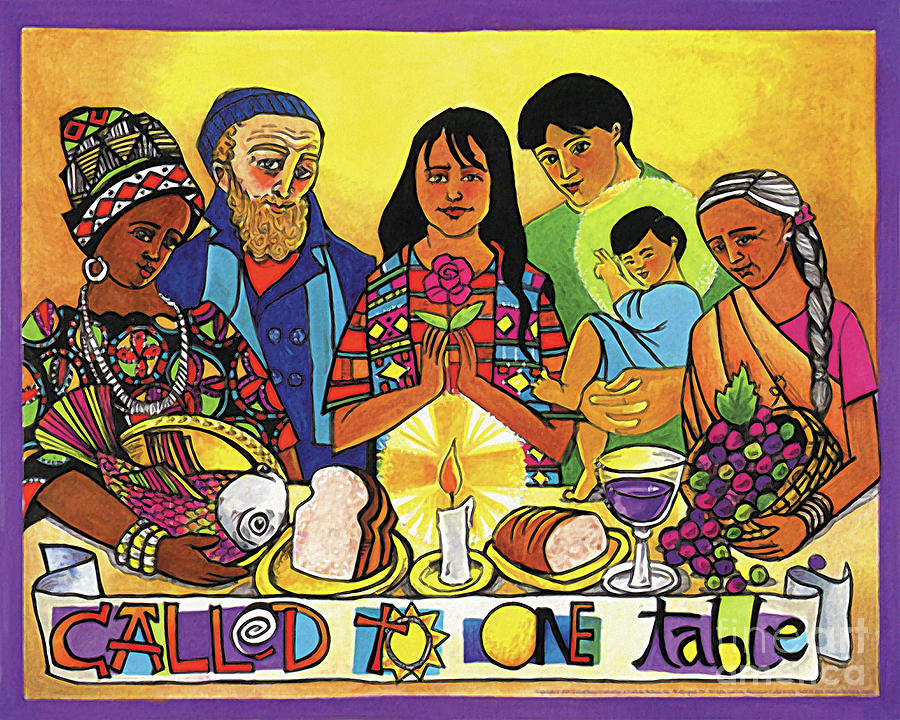 Called to One Table - MMCOT #1 Painting by Br Mickey McGrath OSFS