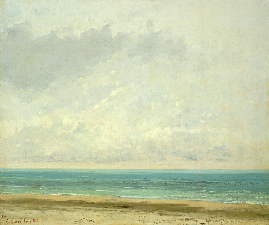 Gustave Courbet  Painting - Calm Sea #3 by Gustave Courbet