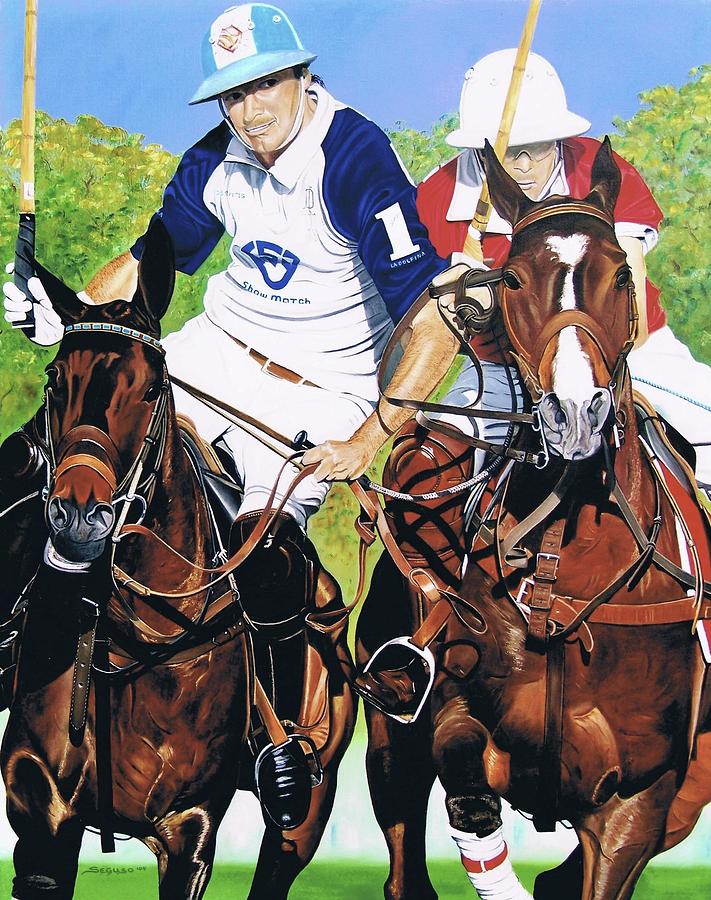 Cambiaso Gets Position Painting by Rick Seguso - Fine Art America