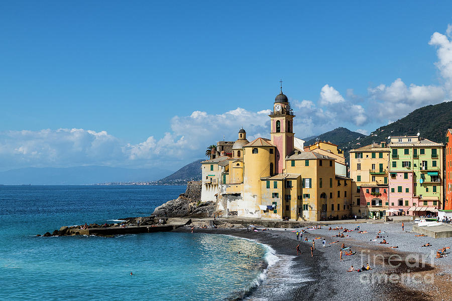 Camogli Italy Photograph by John Greim - Fine Art America