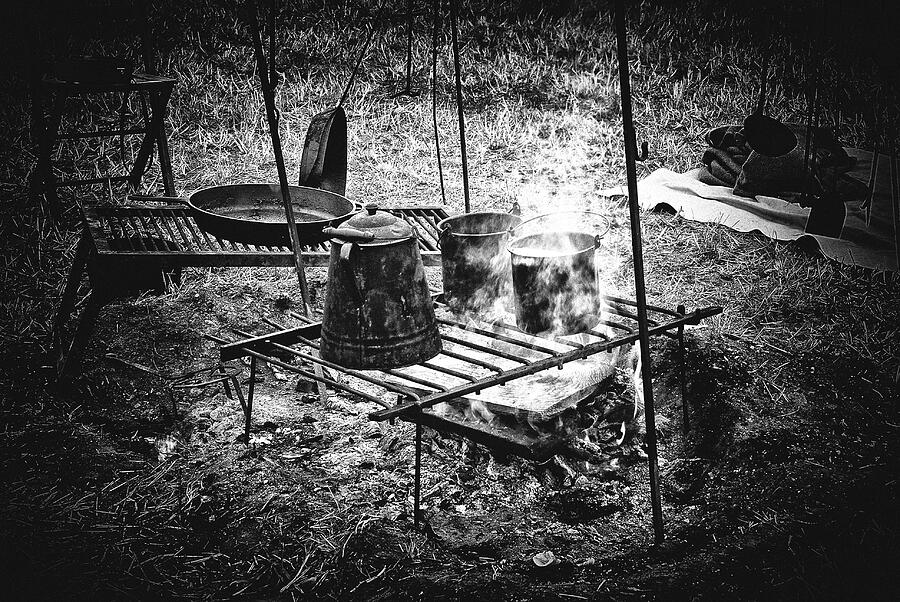Camp fire - stove #1 Photograph by Paul W Faust - Impressions of Light