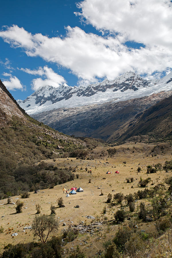 Camping in Huaripampa Valley #2 Photograph by Aivar Mikko