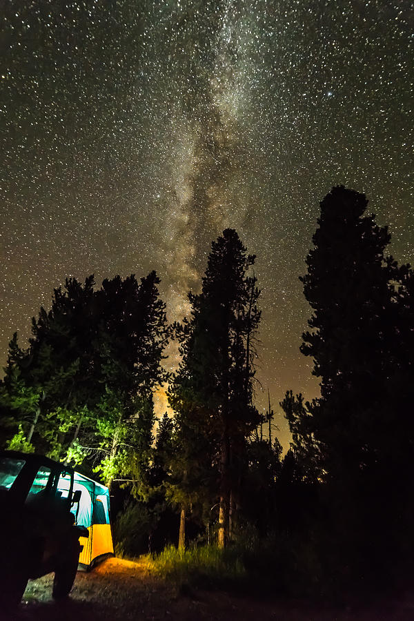 Camping Photograph - Camping Skylight #1 by Tayne Hunsaker