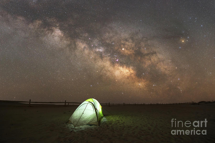 Camping Under The Stars  #1 Photograph by Michael Ver Sprill