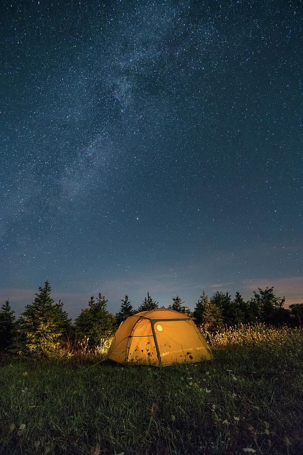 Camping under the stars Photograph by Sinitar Photo - Fine Art America