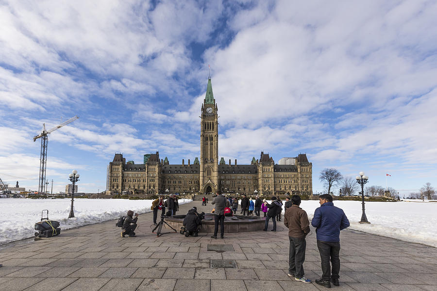 Canadas Parliament #1 Photograph by Josef Pittner