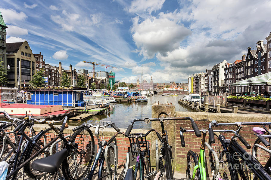 Canal in Amsterdam #1 Photograph by Didier Marti