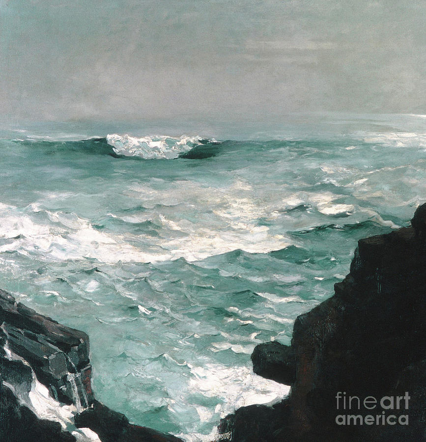 Cannon Rock, 1895 Painting by Winslow Homer