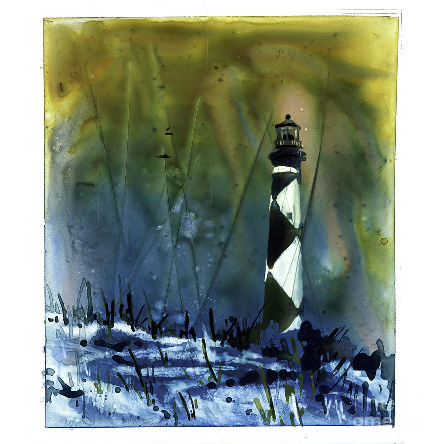 Cape Lookout Lighthouse #2 Mixed Media by Ryan Fox