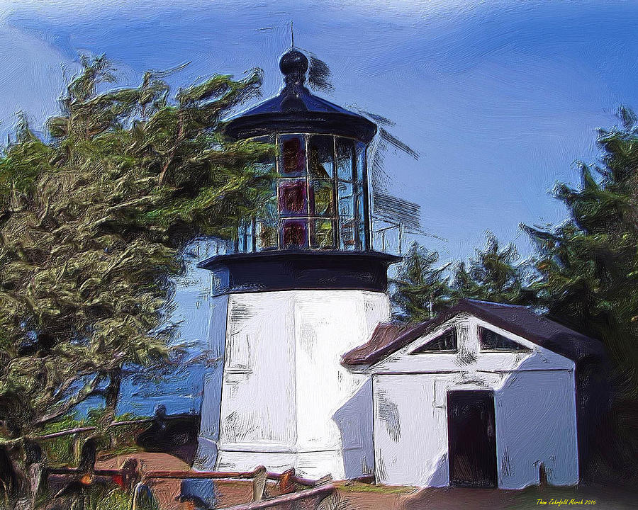 Cape Meares Lighthouse #1 Photograph by Thom Zehrfeld