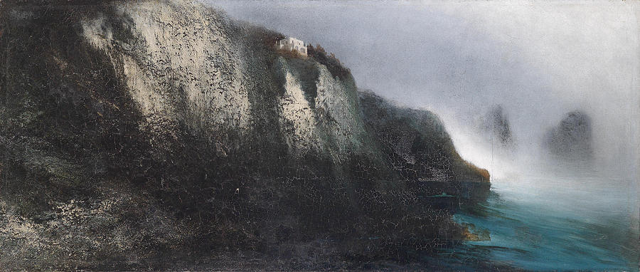 Karl Wilhelm Diefenbach Painting - Capri Landscape #1 by Karl Wilhelm Diefenbach