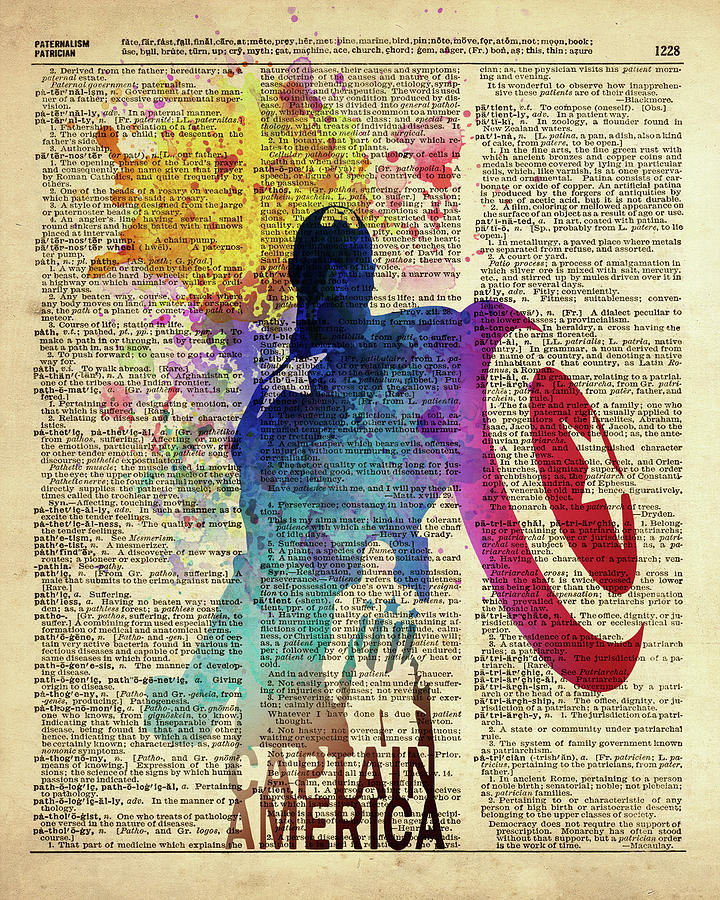 Captain America #1 Painting by Art Popop