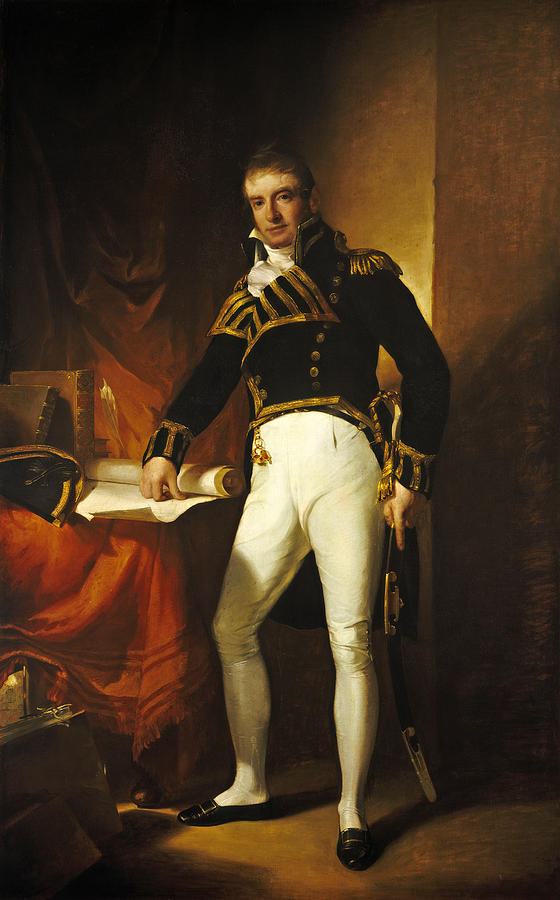 Captain Charles Stewart #2 Painting by Thomas Sully