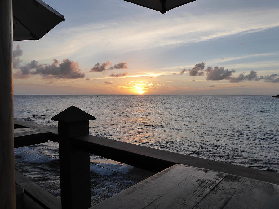 Caribbean sunset #2 Photograph by Margaret Brooks