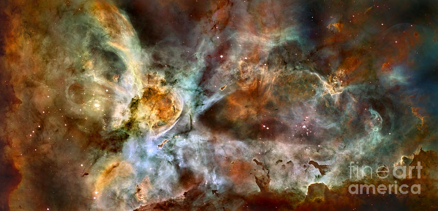 Space Digital Art - Carina Nebula #1 by Nicholas Burningham