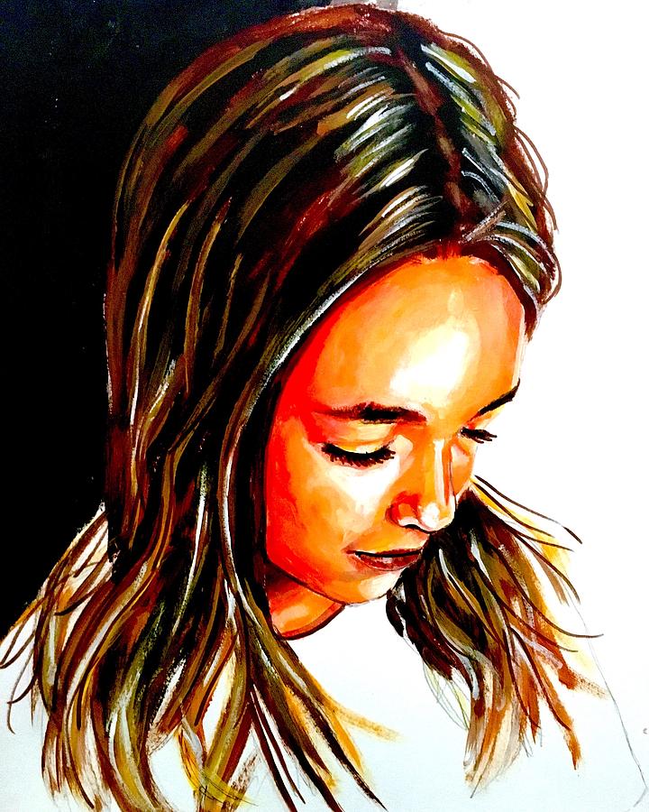 Carly #1 Painting by Joel Tesch
