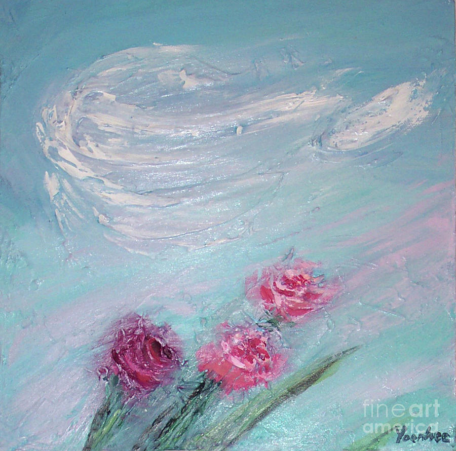 Carnation flowers for mom-upper part Painting by Yoonhee Ko