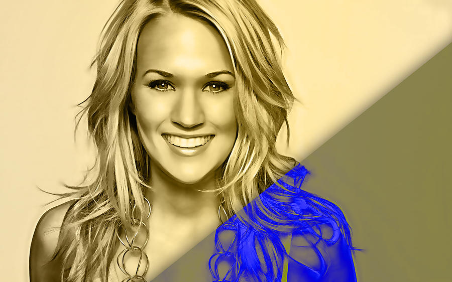 Carrie Underwood Collection #1 Mixed Media by Marvin Blaine