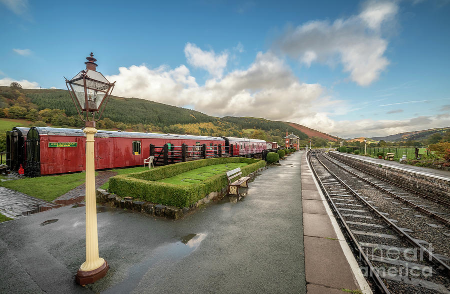 Rail Photograph - Carrog Railway Station by Adrian Evans Rail Photograph - Carrog Railway Station by Adrian Evans