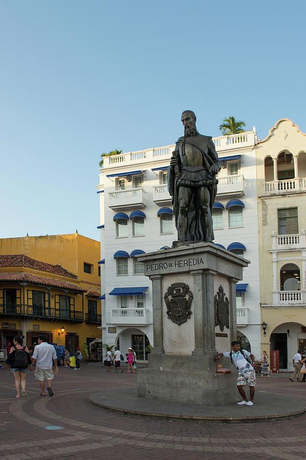 Cartagena City Scenes Plaza de los Coches Digital Art by Carol Ailles ...