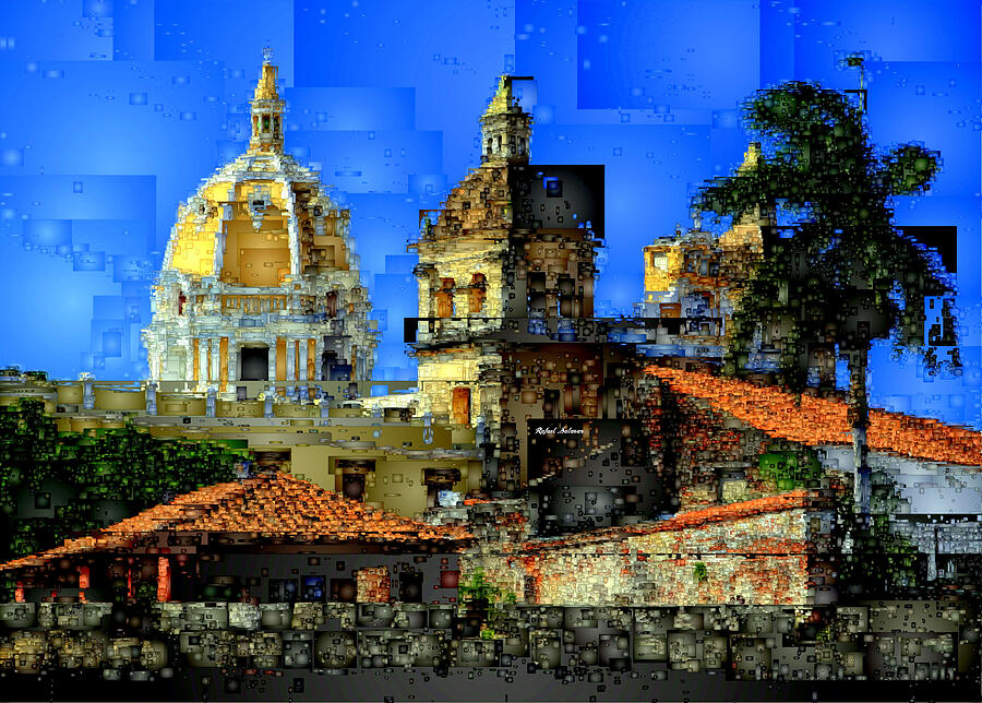Cartagena Colombia #1 Digital Art by Rafael Salazar