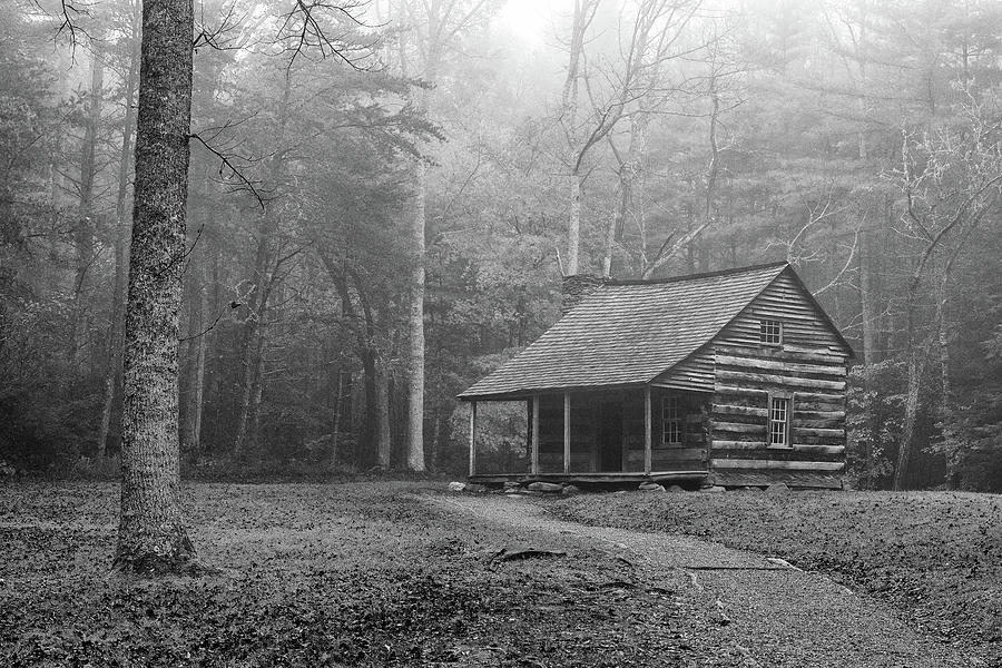 Carter Shields Cabin in Cades Cove  #1 Photograph by Victor Culpepper