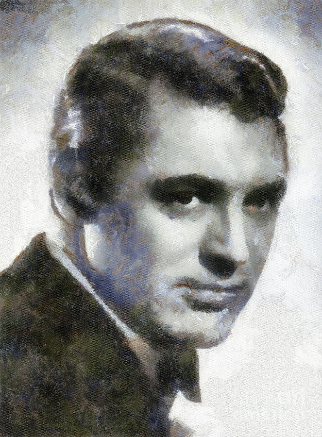 Hollywood Painting - Cary Grant by Sarah Kirk #1 by Esoterica Art Agency