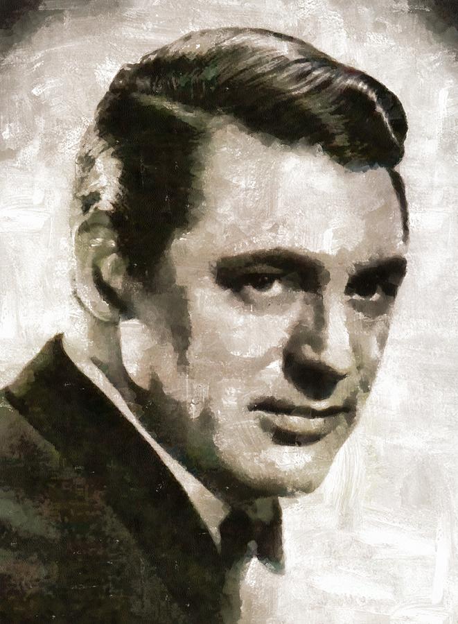 Cary Grant Hollywood Actor Painting by Esoterica Art Agency - Fine Art ...