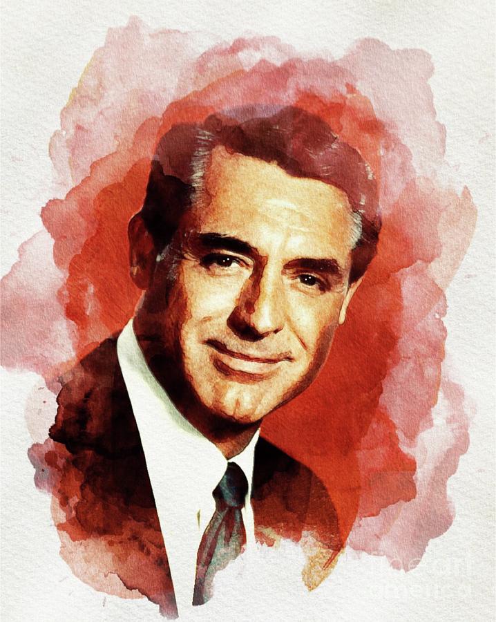 Hollywood Painting - Cary Grant Pop Art #1 by Esoterica Art Agency