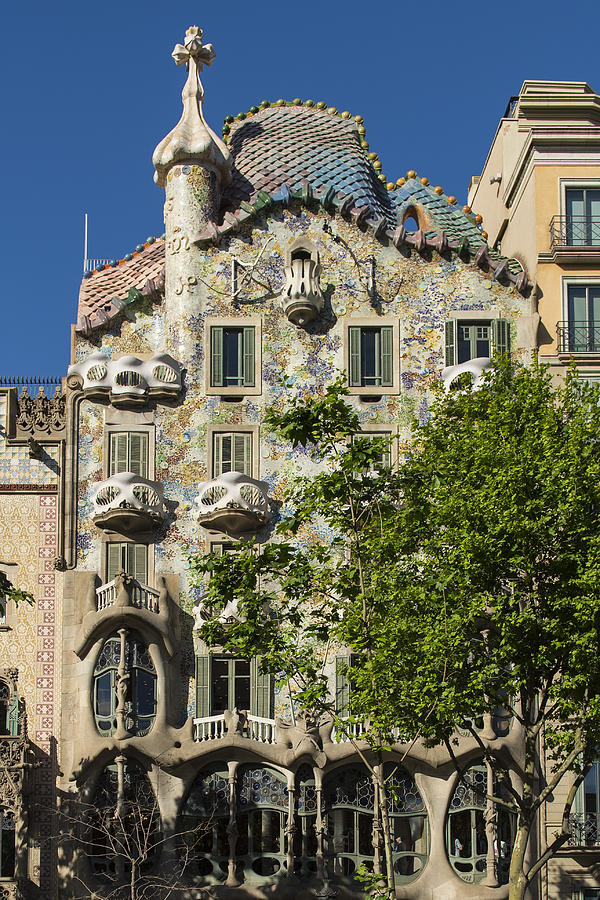 Casa Batillo - Gaudi Designed - Barcelona Spain Photograph by Jon ...