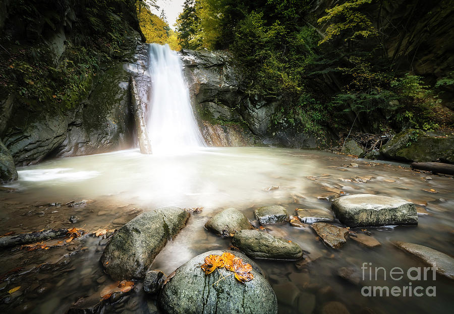 Casoca waterfall #1 Photograph by Constantin Carip