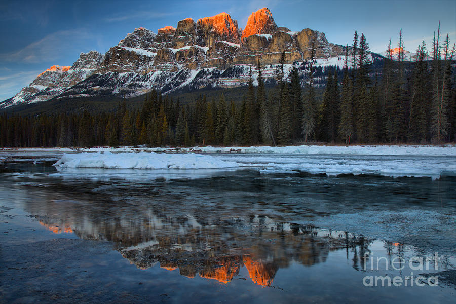 Castle Red Peak Reflections #1 Photograph by Adam Jewell