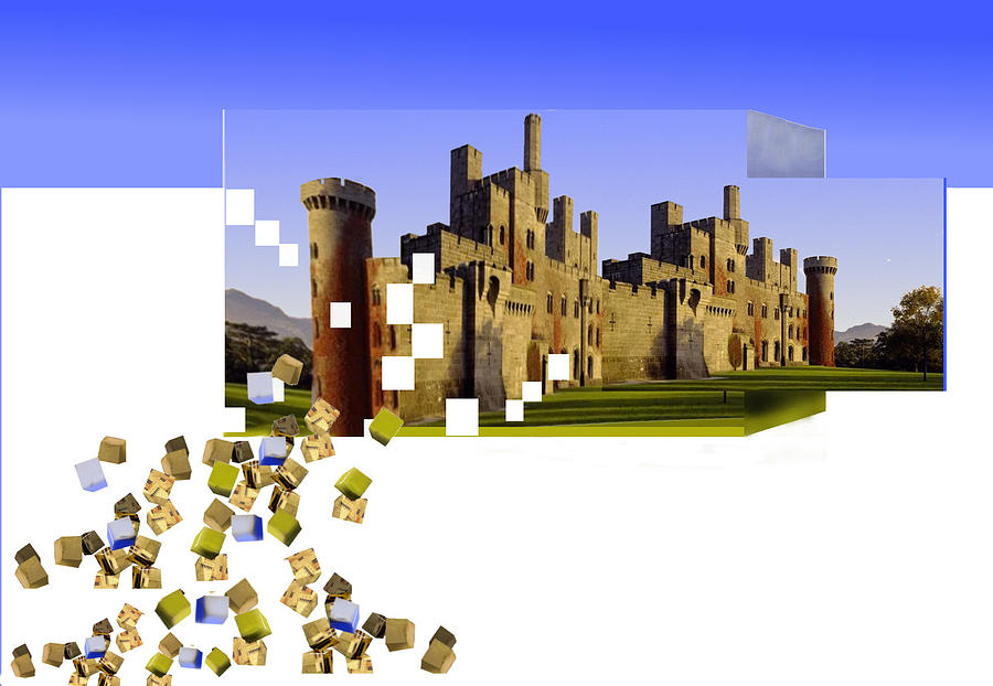 Castles Made of Sand #1 Painting by David Zimmerman