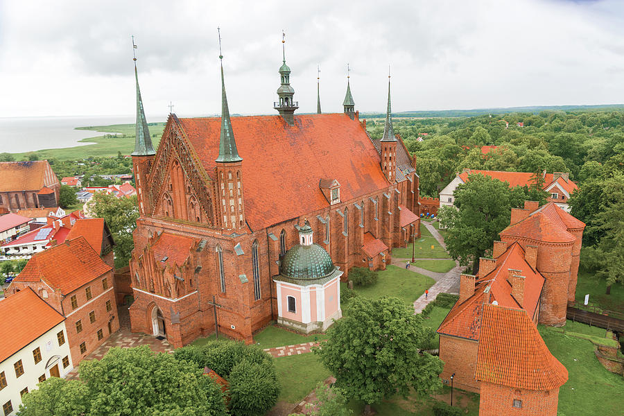 Cathedral church in Frombork #1 Photograph by Marek Poplawski