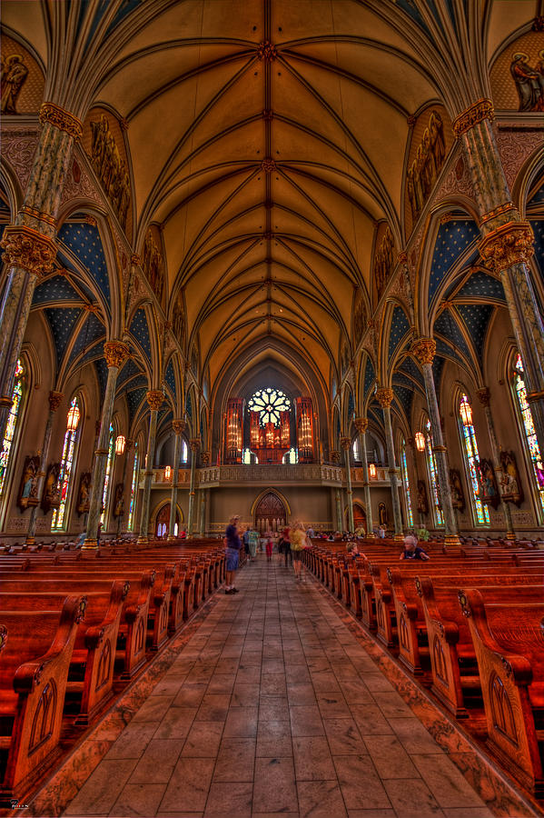 Savannah Photograph - Cathedral Of St. John The Baptist HDR #1 by Jason Blalock
