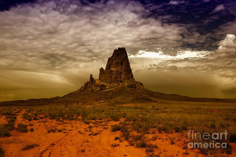 Agathla Peak, Arizona, HDR Photograph by Felix Lai