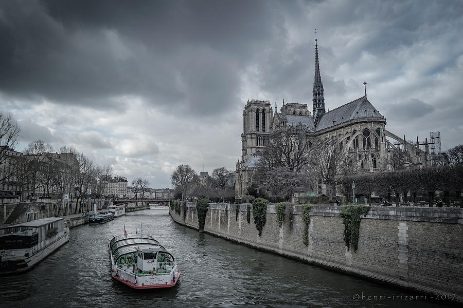Cathedrale Notre Dame de Paris #3 Photograph by Henri Irizarri