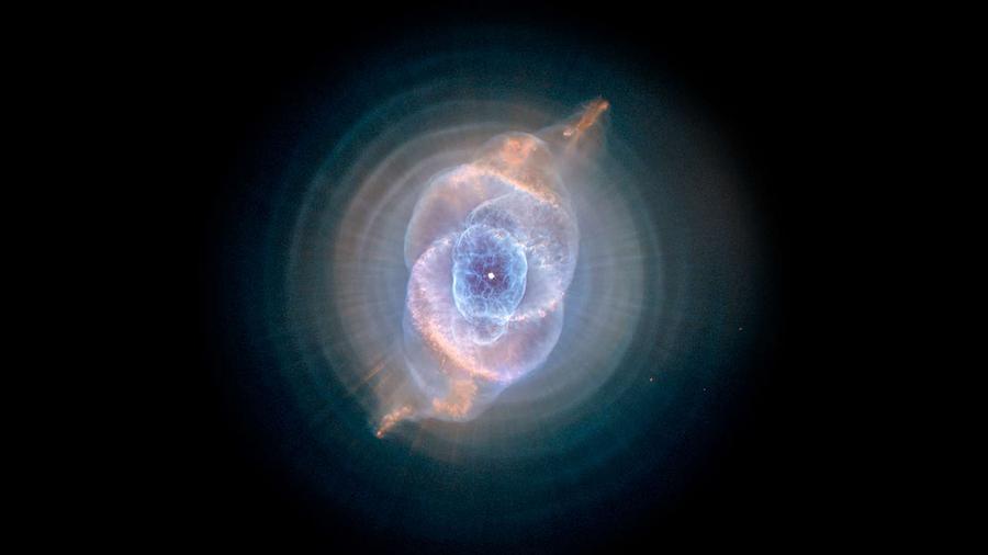 Space Painting - Cats Eye Nebula 3 #1 by Celestial Images