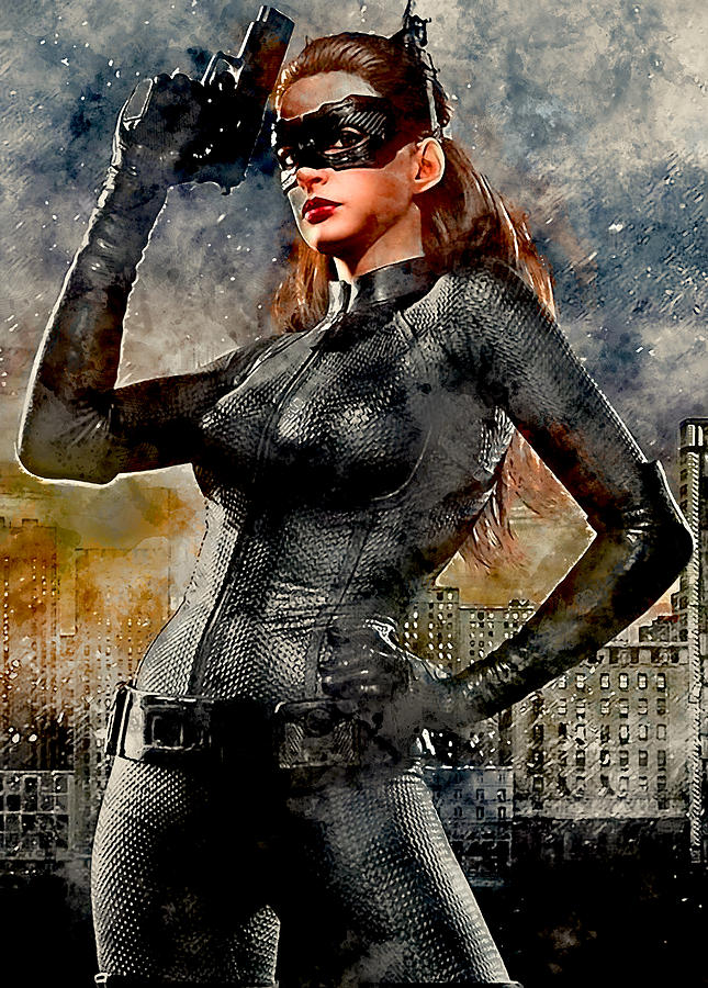 Catwoman #1 Mixed Media by Marvin Blaine