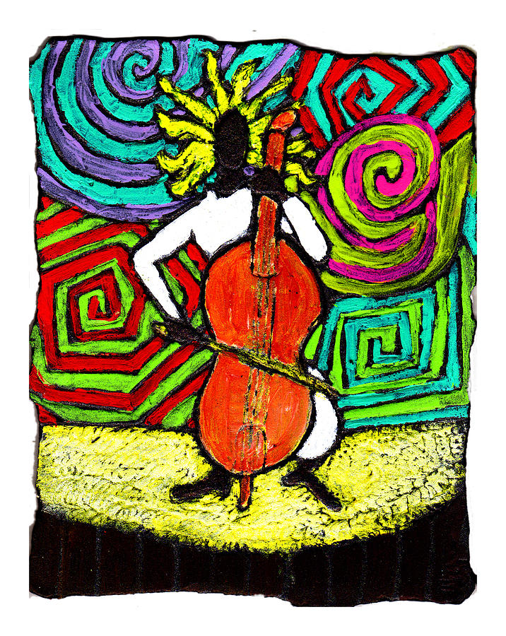 Cello Soloist #1 Painting by Wayne Potrafka