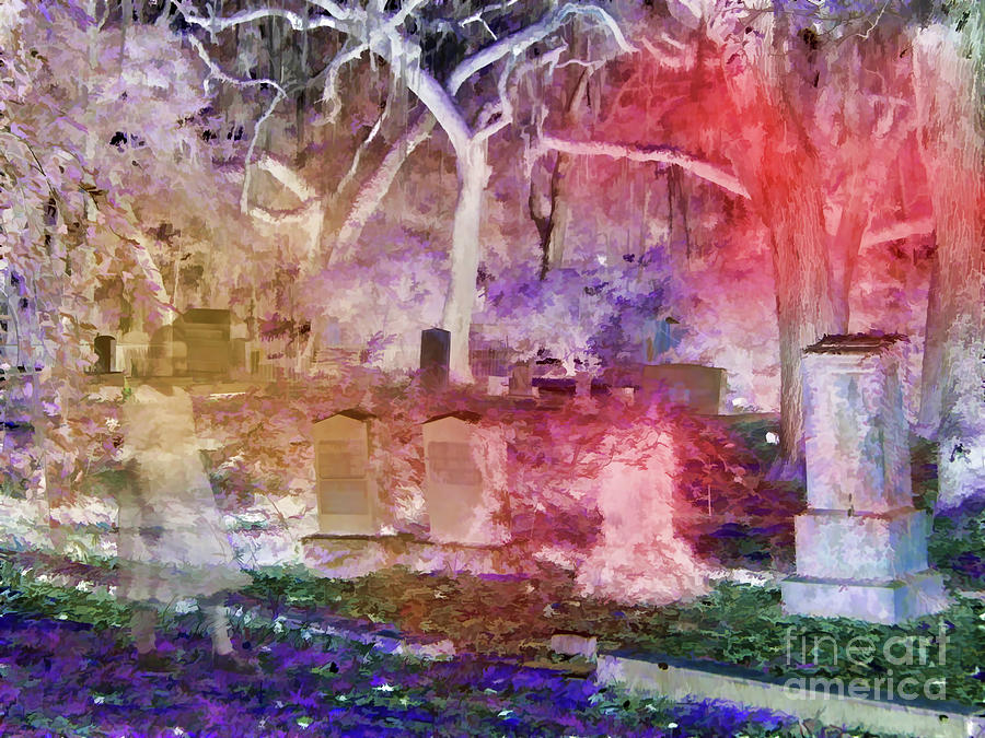 Eerie Cemetery Child Photograph by D Hackett