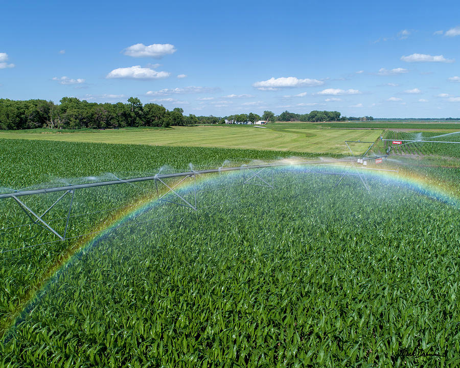 Center Pivot Rainbow #1 Photograph by Mark Dahmke