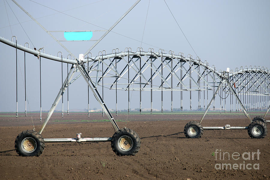 Center Pivot Sprinkler System On Field Agriculture Photograph By Goce Risteski 0037