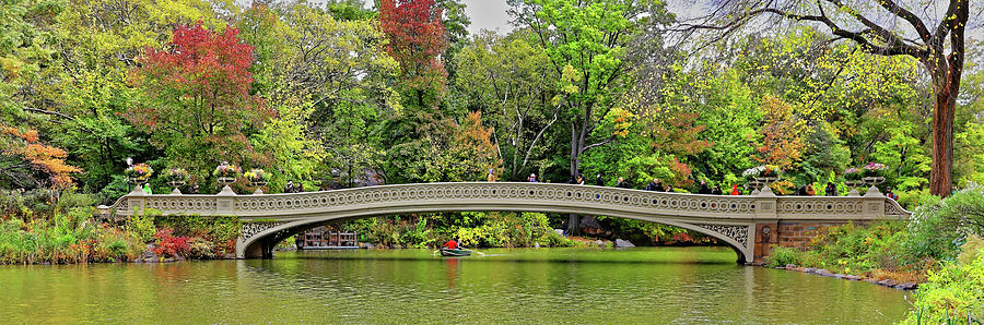 Bow Bridge Central Park #1 Photograph by Doolittle Photography and Art