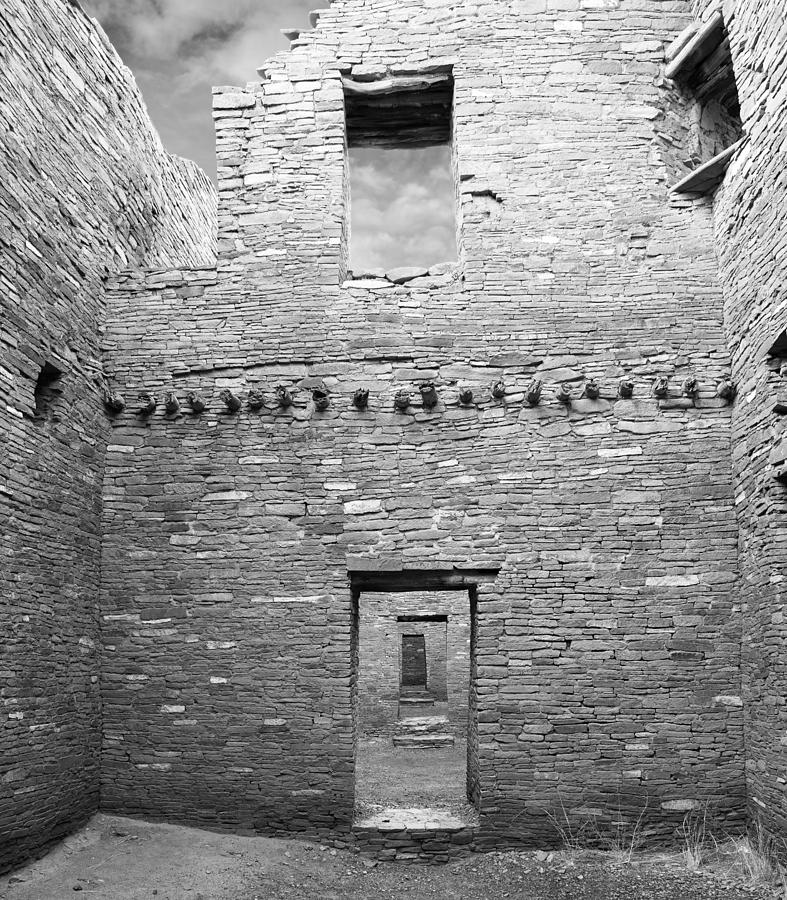 Chaco Canyon Doorways 4 #1 Photograph by Carl Amoth