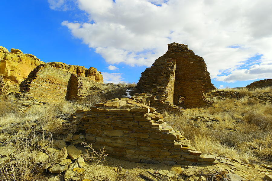Chaco Canyon ruins #3 Photograph by Jeff Swan