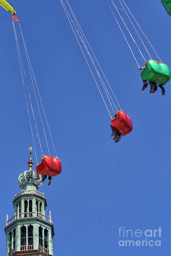 Chairoplane Photograph by Patricia Hofmeester