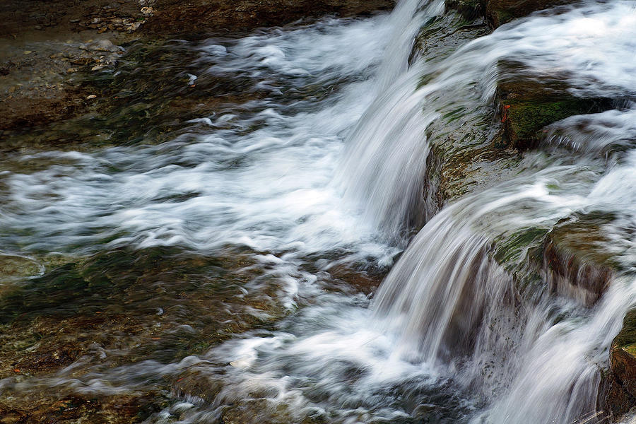 Nature Photograph - Chalk Creek Falls #1 by Bill Morgenstern