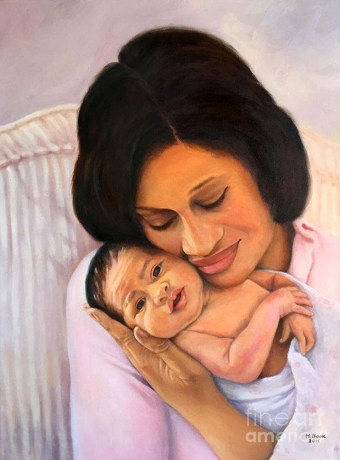A Mothers Love Painting by Marlene Book