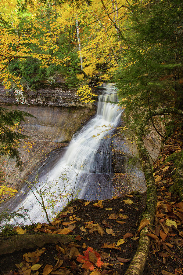 Fall Photograph - Chapel Falls  #1 by Lee and Michael Beek